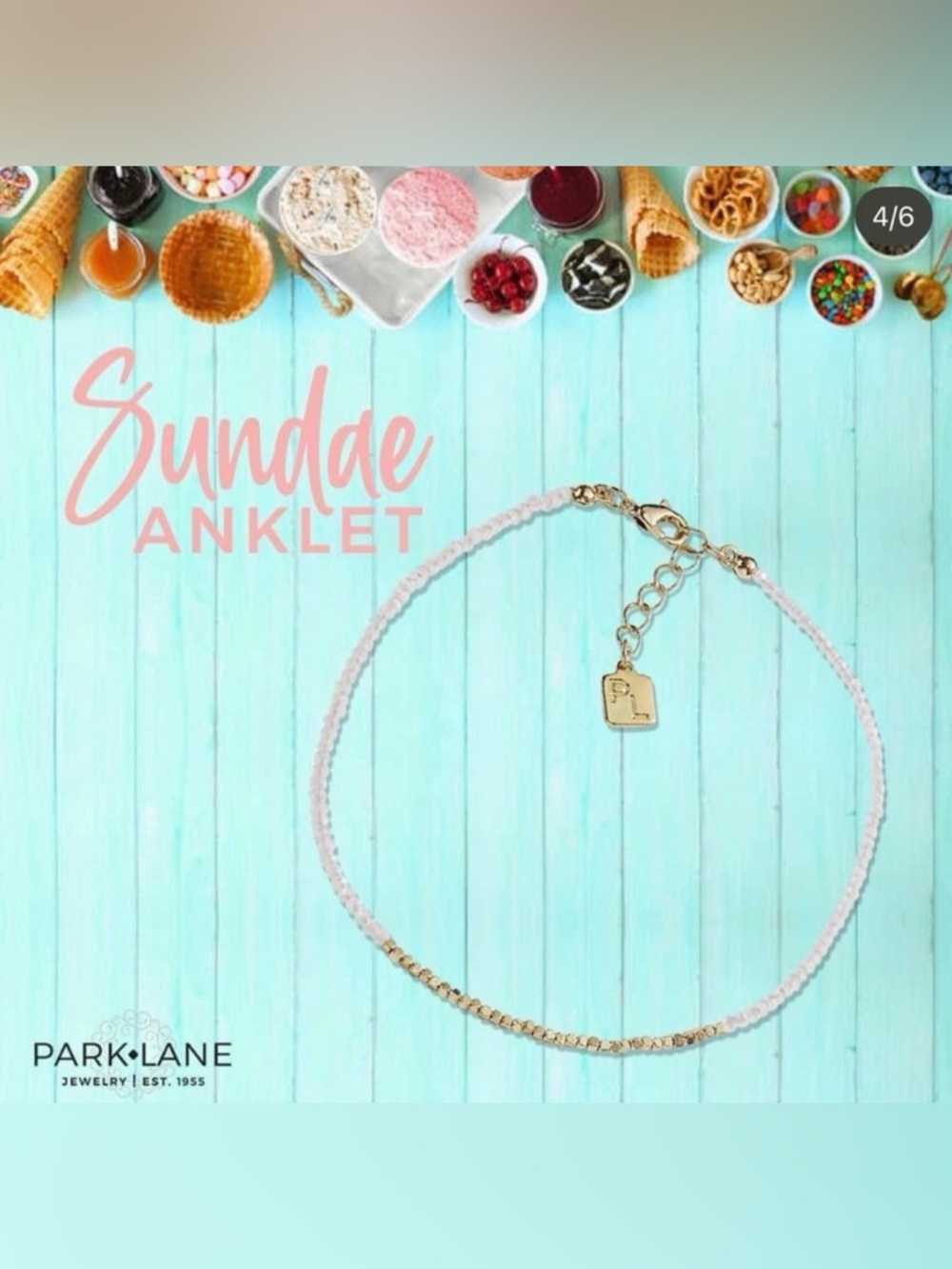 Park Lane “Sundae” Anklet! BNIB!! HTF!!!